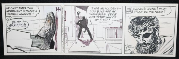 The Heart of Juliet Jones Daily Strip - 11/13/1987 Signed Comic Art