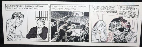 The Heart of Juliet Jones Daily Strip - 12/1/1987 Signed Comic Art