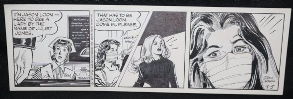 The Heart of Juliet Jones Daily Strip - 9/5/1987 Signed  Comic Art
