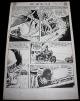 Mystery In Space #89 p.7 - Tornado Cover Scene - 1964 Comic Art