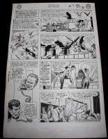 Hawkman #9 p.6 - Hawkman & Hawkgirl Suit Up & Wand Wizard - 1965  Comic Art