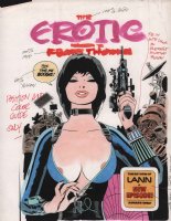 The Erotic World of Frank Thorne Cover Color  Art Comic Art