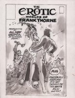The Erotic Worlds of Frank Thorne Cover Prelim - Ghita With Axe Comic Art