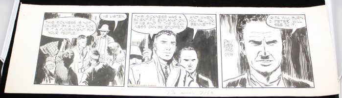 Dr. Guy Bennett Daily Strip - 12/5/1959 - Signed Comic Art