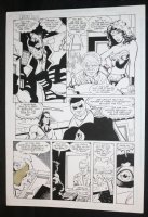 Justice League America #73 p.4 - The Ray and Wonder Woman - 1993 Comic Art