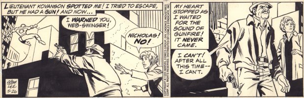 Spider-Man Daily Strip - 5/26/1986 Comic Art