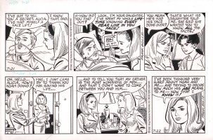 The Heart of Juliet Jones Strips 7/21/93 & 7/22/93 - Sickbed Confession - Signed Comic Art