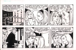 The Heart of Juliet Jones Strips 7/23/93 & 7/724/93 - Not Into Noah - Signed Comic Art