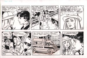 The Heart of Juliet Jones Strips 7/16/93 & 7/17/93 - Reeling From The Reveal - Signed Comic Art