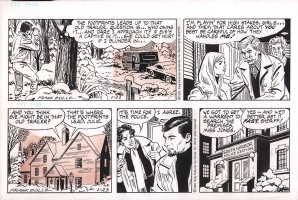 The Heart of Juliet Jones Strips 1/22/93 & 1/23/93 - Mysterious Trailer - Signed Comic Art