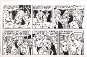 The Heart of Juliet Jones Strips 1/20/93 & 1/21/93 - Tracking Down Eve - Signed Comic Art