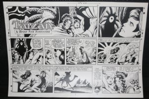 Tarzan Sunday Strip (Russ Manning's File Copy) STAT #2428 - 9/18/1977 Comic Art