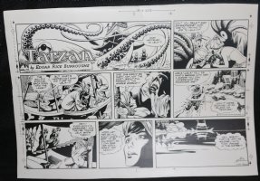 Tarzan Sunday Strip (Russ Manning's File Copy) STAT #2437 - 11/20/1977 Comic Art