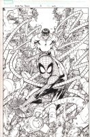 Spider-Man France #3 Unpublished Cover - Spidey vs. Doctor Octopus - Signed Comic Art