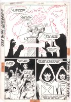 Justice League of America #225 p.11 - Lord Gravesend Splash - 1984 Comic Art