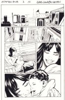 Elektra: Black, White & Blood #2 p.10 - Joon and Her Child - 2022 Comic Art