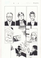 Outrage (Webcomic) #4 p.1 - Wolf Blitzer, Tucker Carlson, and Rachel Maddow - 2018 Signed Comic Art