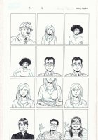 Outrage (Webcomic) #11 p.2 - Cast of Characters - Signed Comic Art
