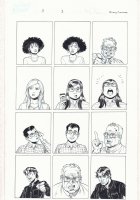 Outrage (Webcomic) #11 p.3 - Cast of Characters - Signed Comic Art