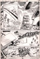 SGT. Rock #317 p.7 - Ferris Wheel Gunfight - 1978 - Signed Comic Art