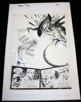 Aliens: Earth War #4 p.23 - Ripley VS Xenomorph - 1990 Comic Art