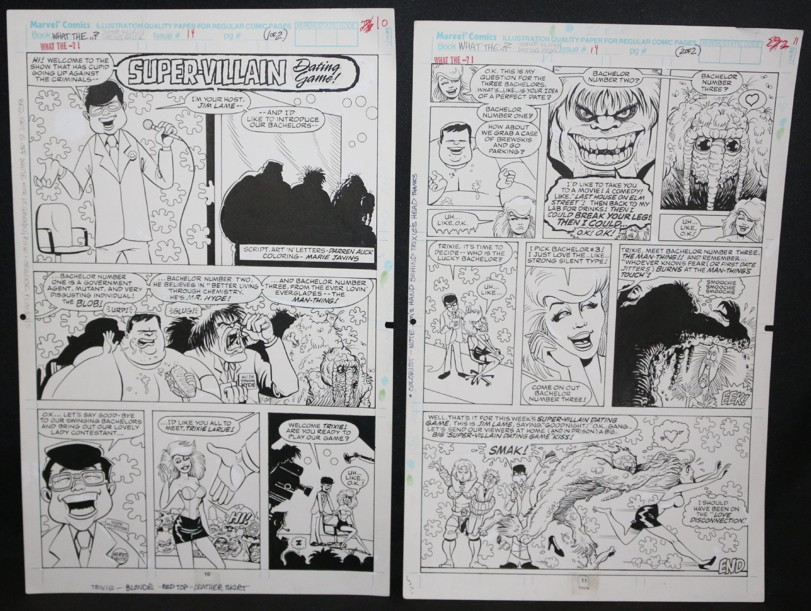 Darren Auck Original Art For Sale | ComicArtTracker