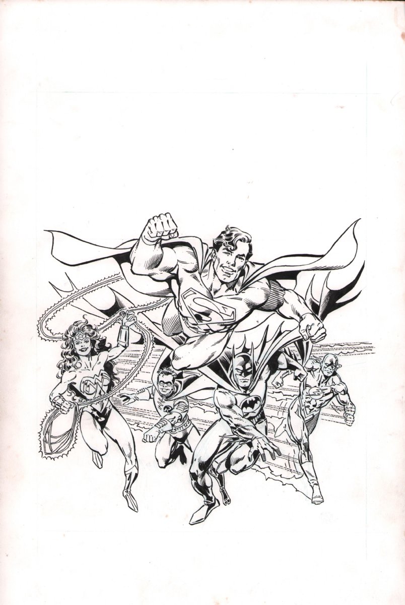 Comic Art For Sale From Anthony's Comicbook Art, DC Justice League ...