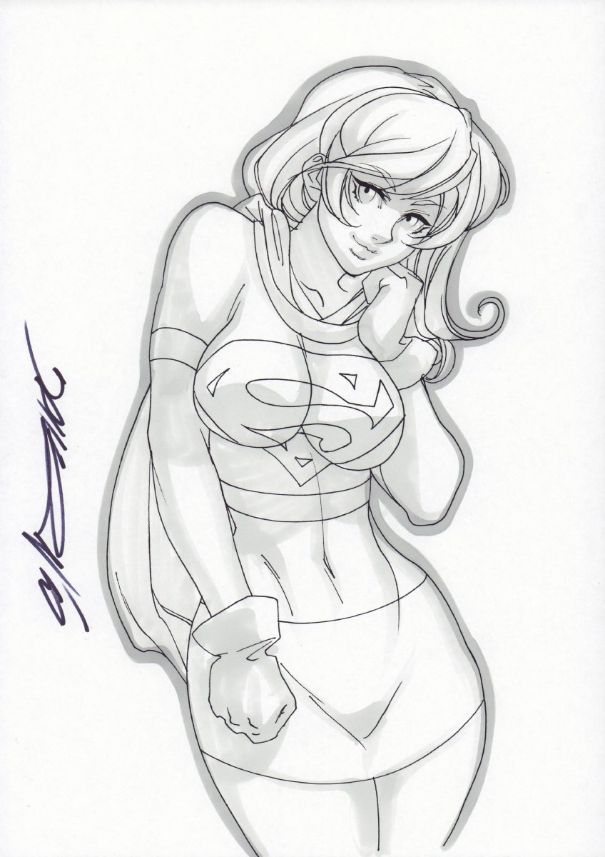 Supergirl Sexy Commission - Signed for sale in | Nerd Crawler