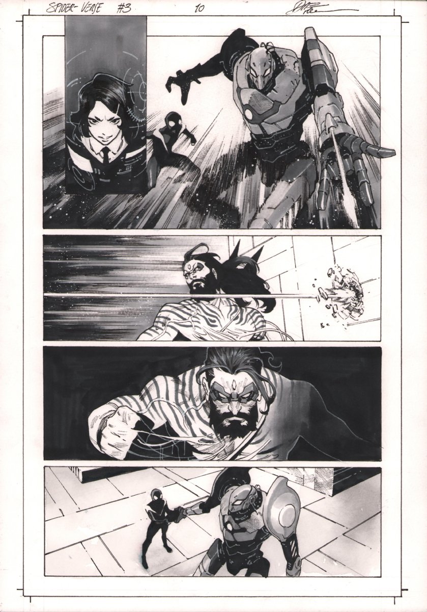 Spider-Verse #3 p.10 - Penny Parker & Kraven The Hunter | Nerd Crawler