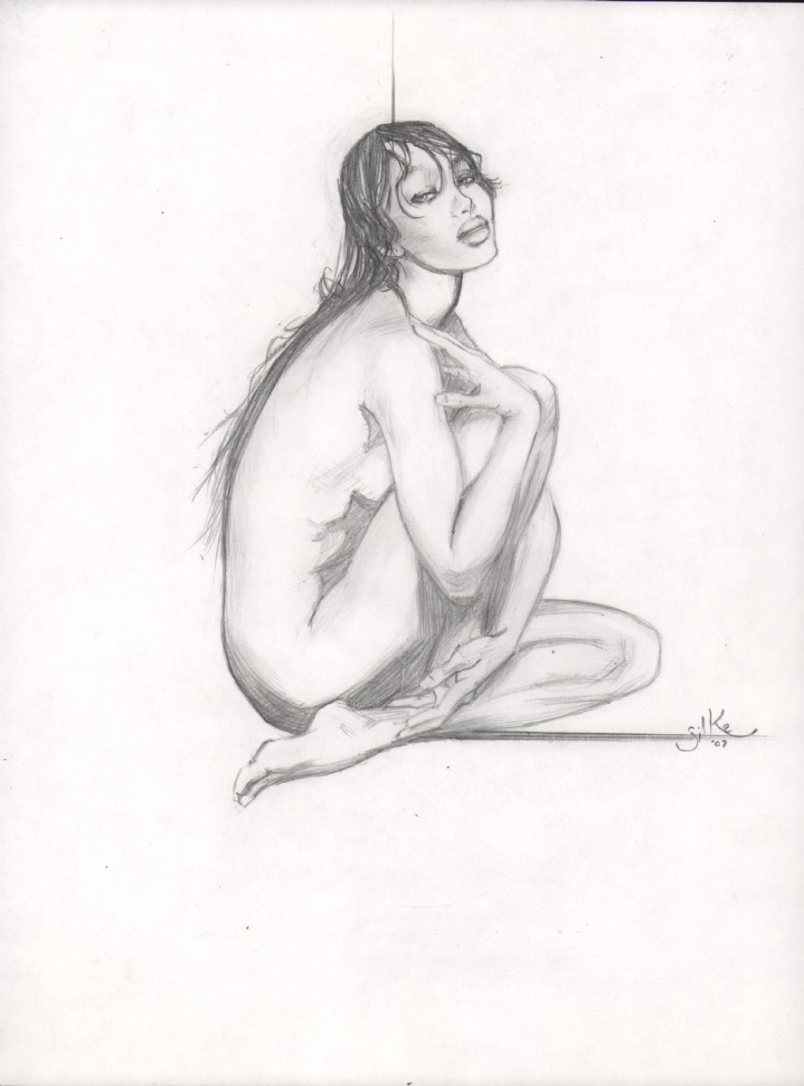 Tasteful Nude In Pencil - Signed - 2007 for sale in | Nerd Crawler