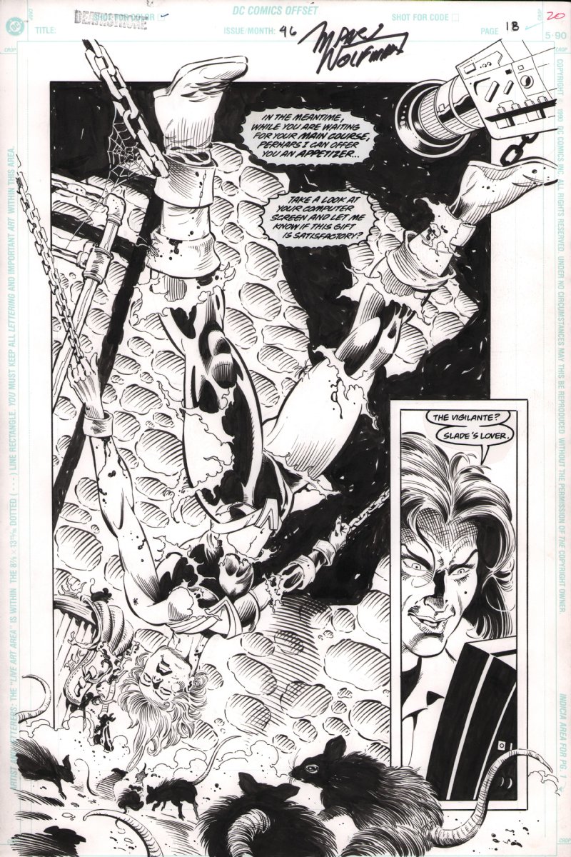 Deathstroke: The Hunted #46 p.18 - Female Vigilante | Nerd Crawler