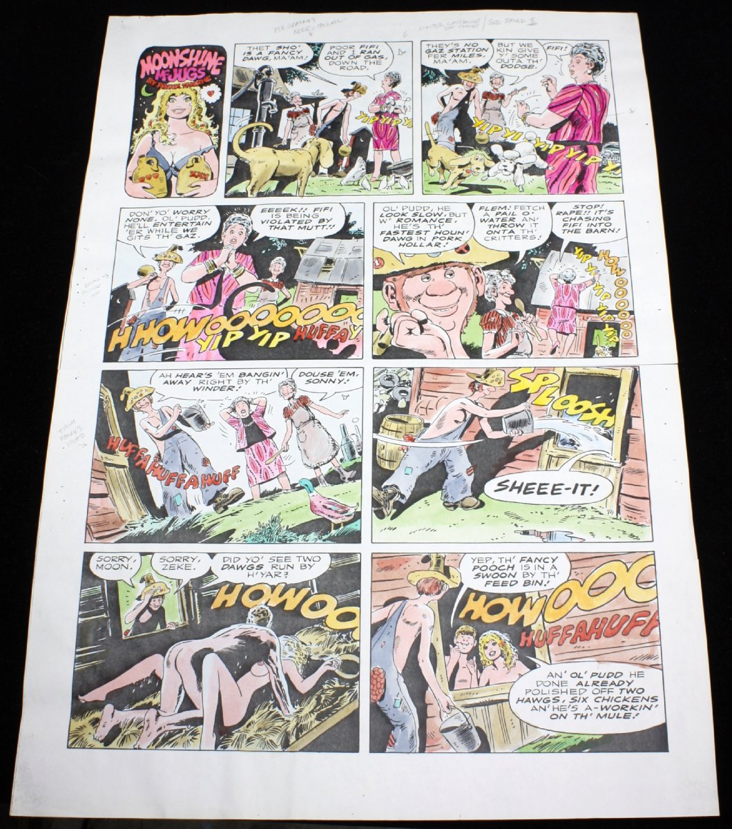 Moonshine McJugs Strip Color Art - Barn Sex - LA for | Nerd Crawler