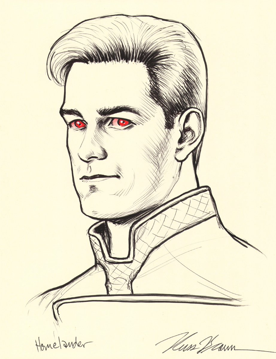 Homelander with Red Eyes from The Boys (Antony Starr | Nerd Crawler