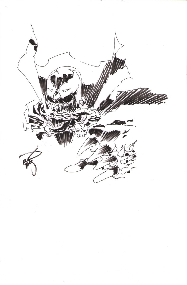 Comic Art For Sale From Anthony's Comicbook Art, Spawn Ink Sketch ...