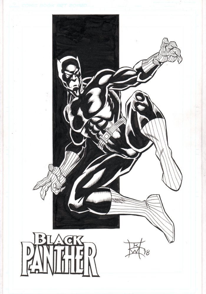 Black Panther Commission - 2018 Signed by Keith Williams