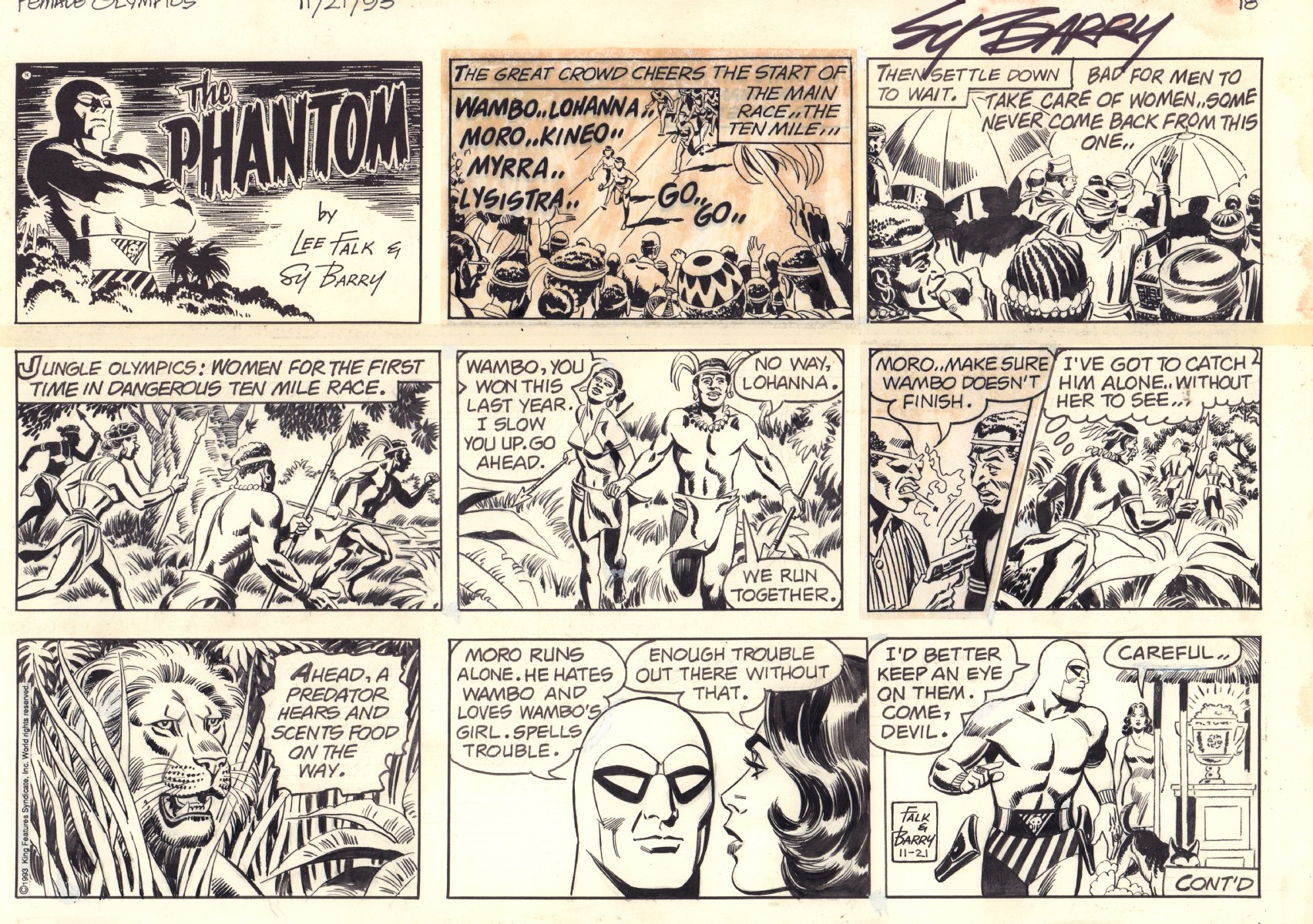 Anthony's Comic Book Art :: Original Comic Art For Sale By Sy Barry