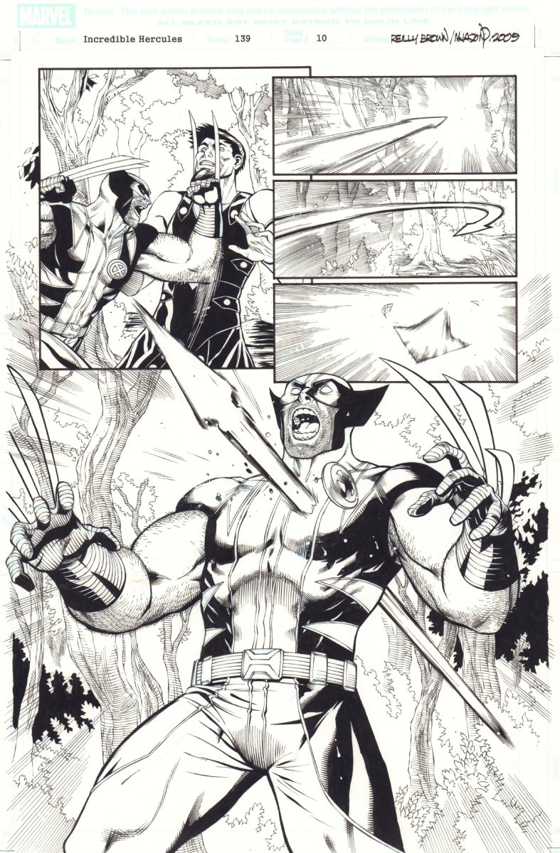 Anthony's Comic Book Art :: Original Comic Art For Sale by Reilly Brown