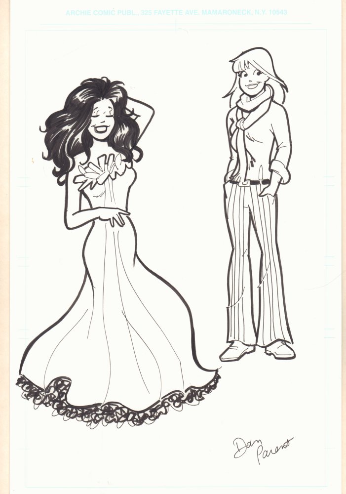 betty and veronica coloring pages